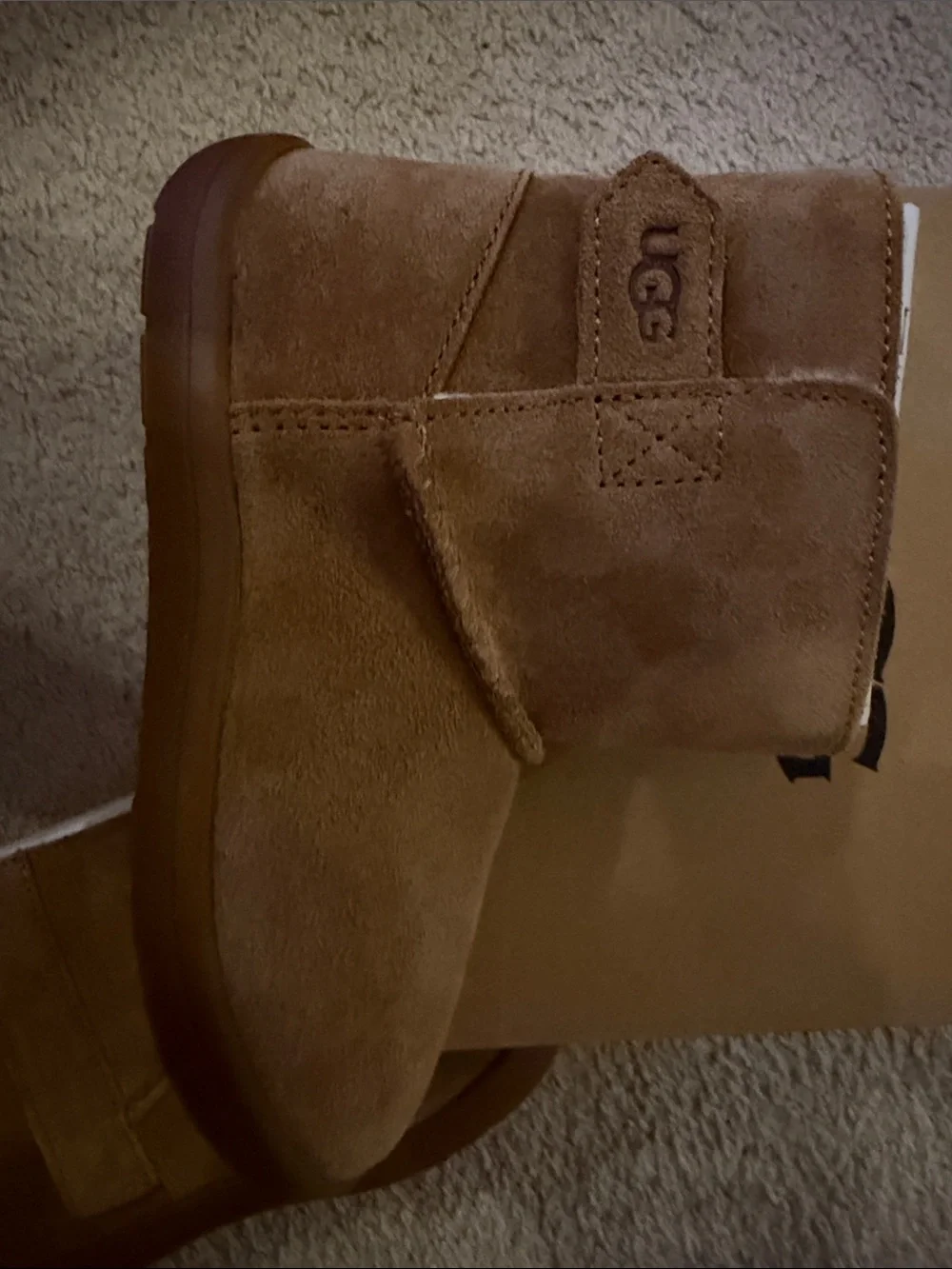 UGG Kids Chestnut Suede Short Boots